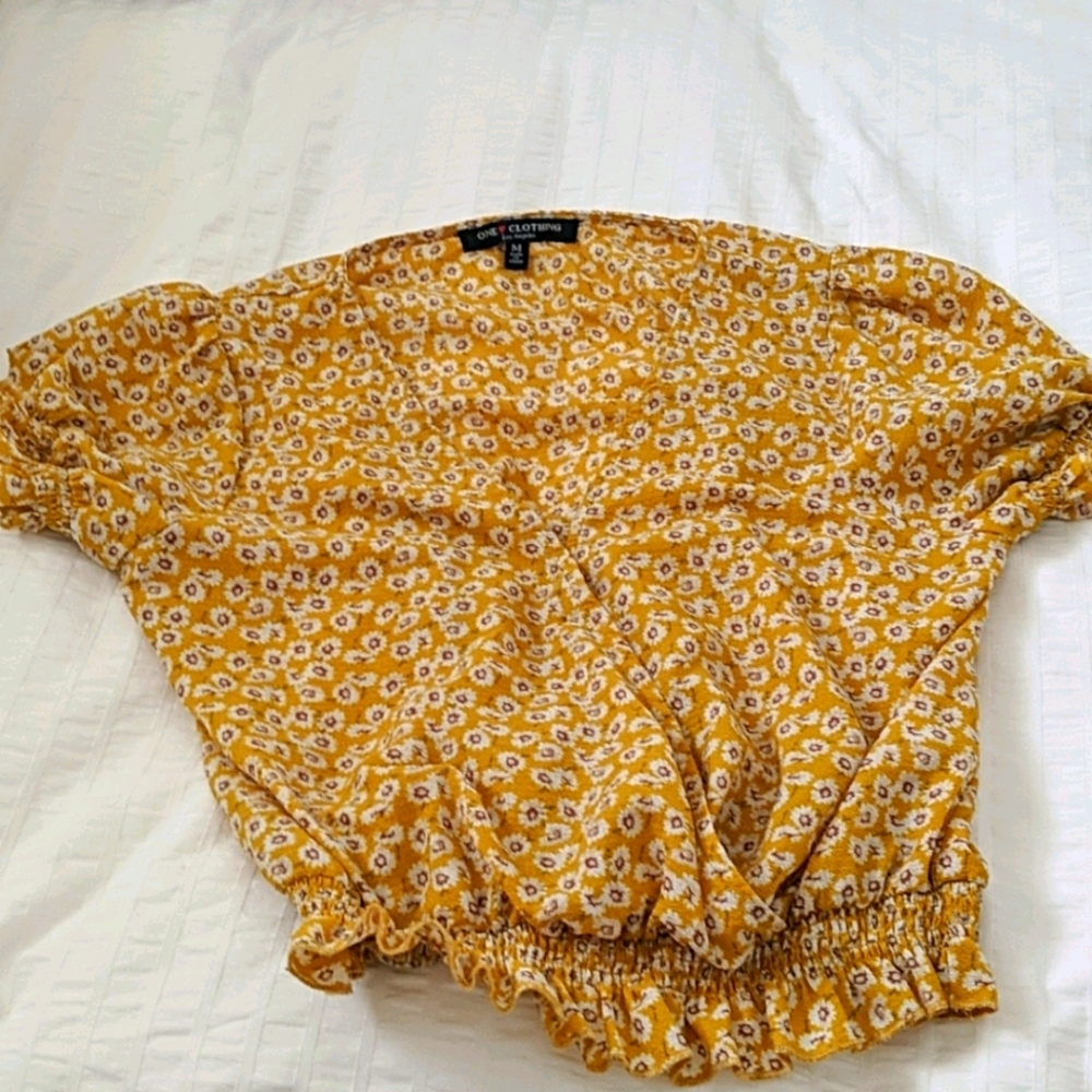 Flower crop top